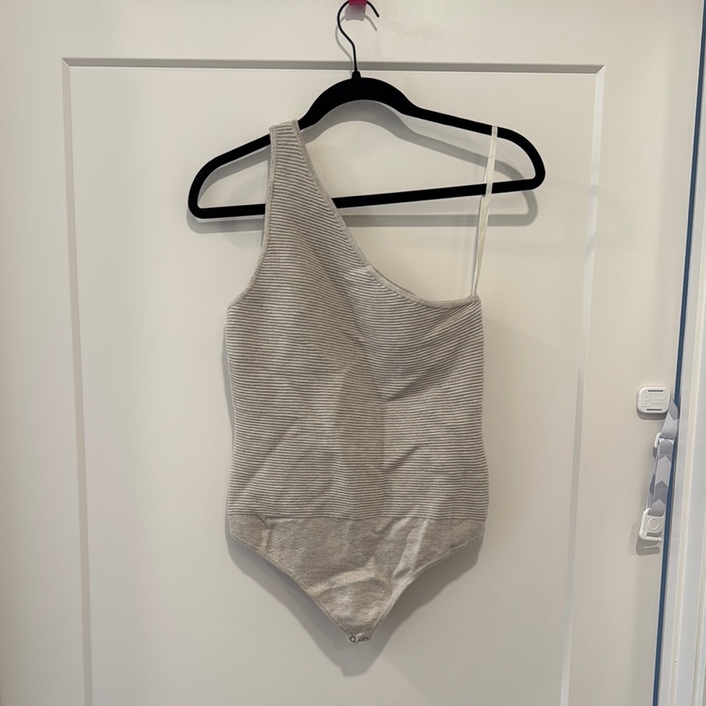 Kids One Shoulder Gray One Piece